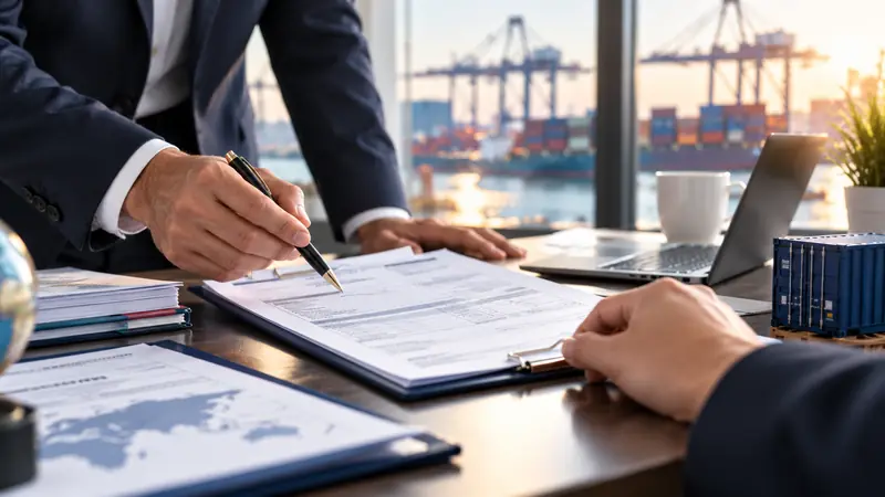 Signing trade documents